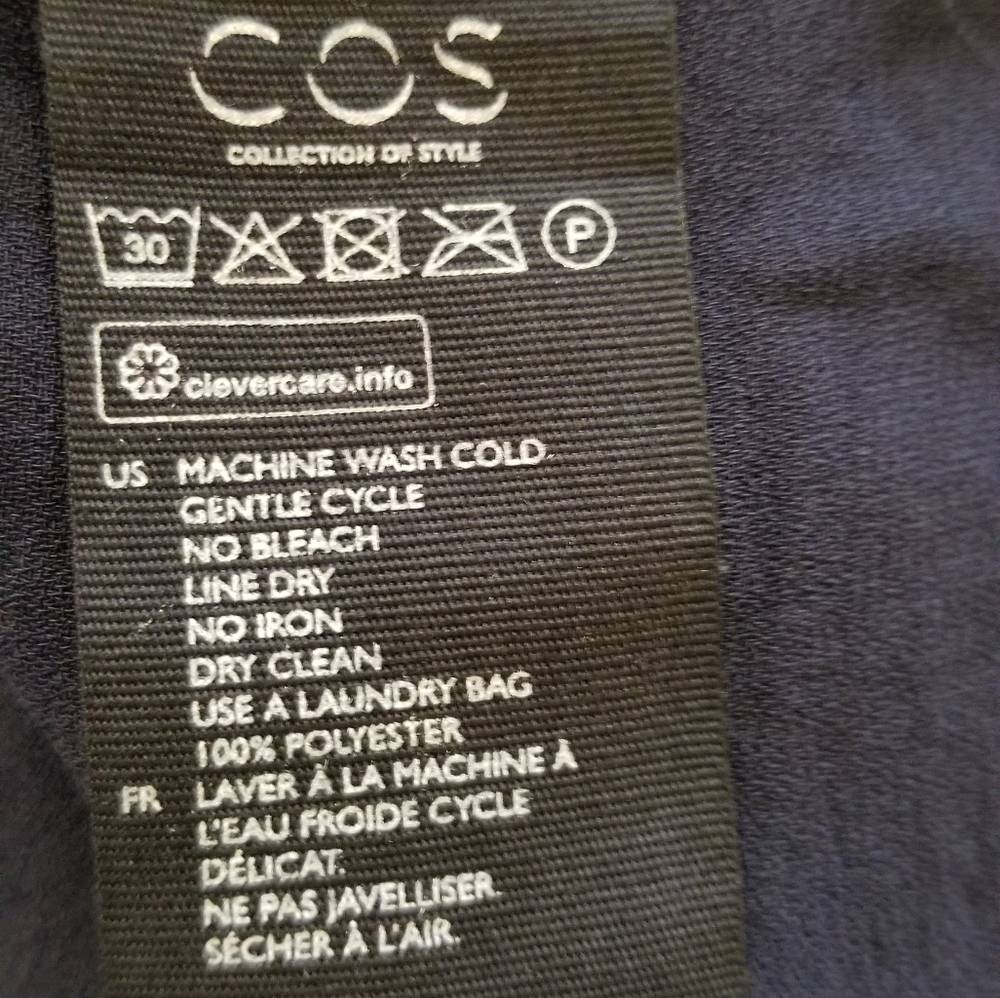 COS Navy Blue Sleeveless Maxi Dress - Picture 8 of 15